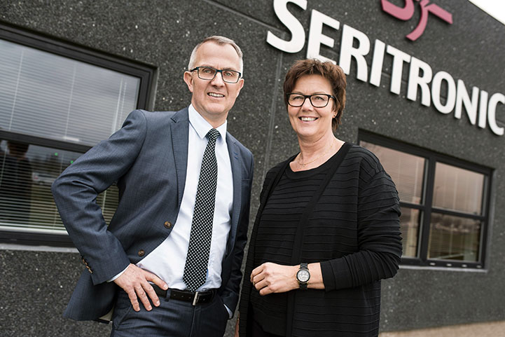 Seritronics ejere Hans Henrik Pedersen og Birgitte Helenius